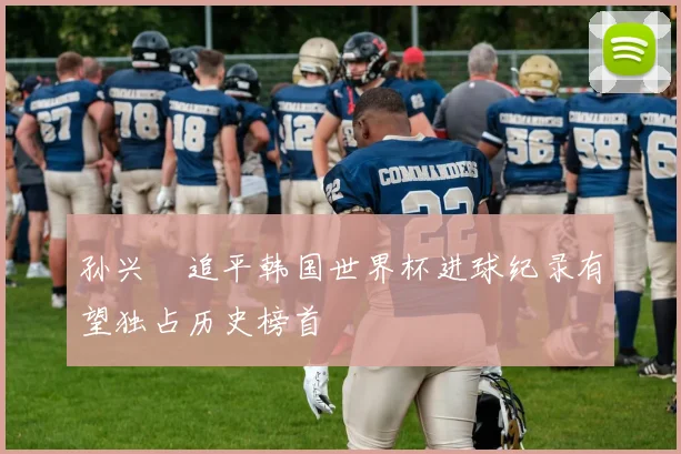 孙兴慜追平韩国世界杯进球纪录有望独占历史榜首